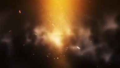 震撼火焰粒子光晕飞舞背景AE模板视频的预览图